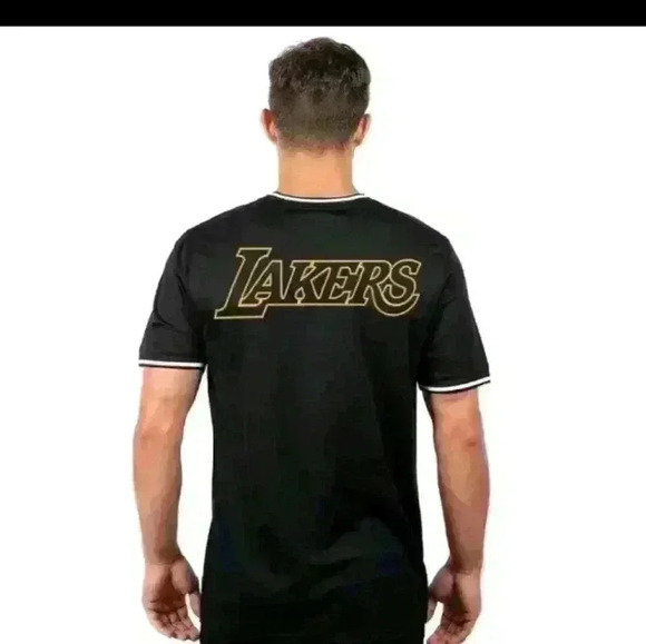 Ultra Game NBA Men’s Game Time Soft Mesh Short Sleeve Shirt Los Angeles Lakers L - Picture 2 of 11